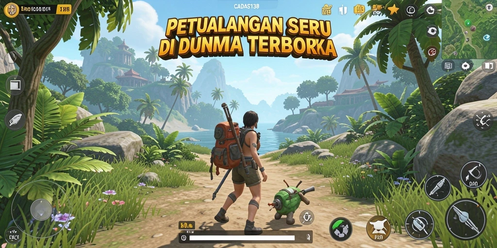 Tampilan menarik dari pengalaman gameplay open world CADAS138.