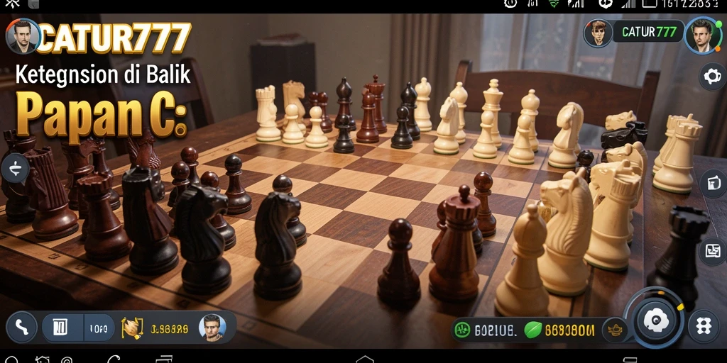 Tampilan menyeramkan dari gameplay CATUR777 menampilkan suasana horor yang mencekam.