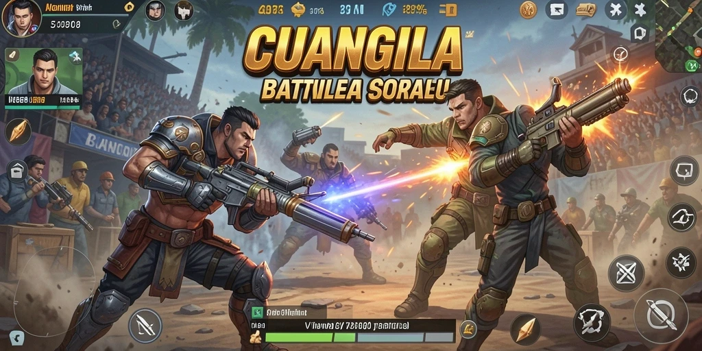 Tampilan gameplay seru dari CUANGILA dalam pertarungan Battle Royale.