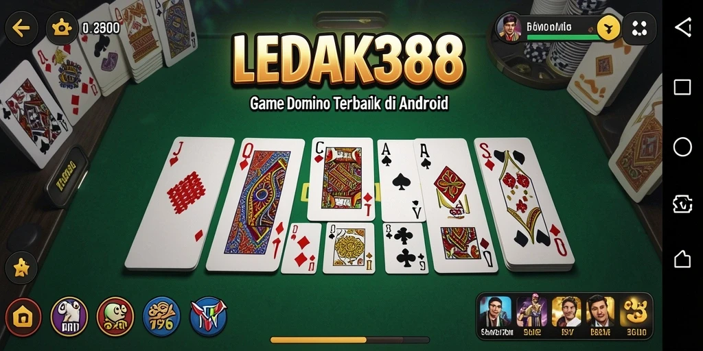 Tampilan gameplay Domino yang seru dan kompetitif di LEDAK388.