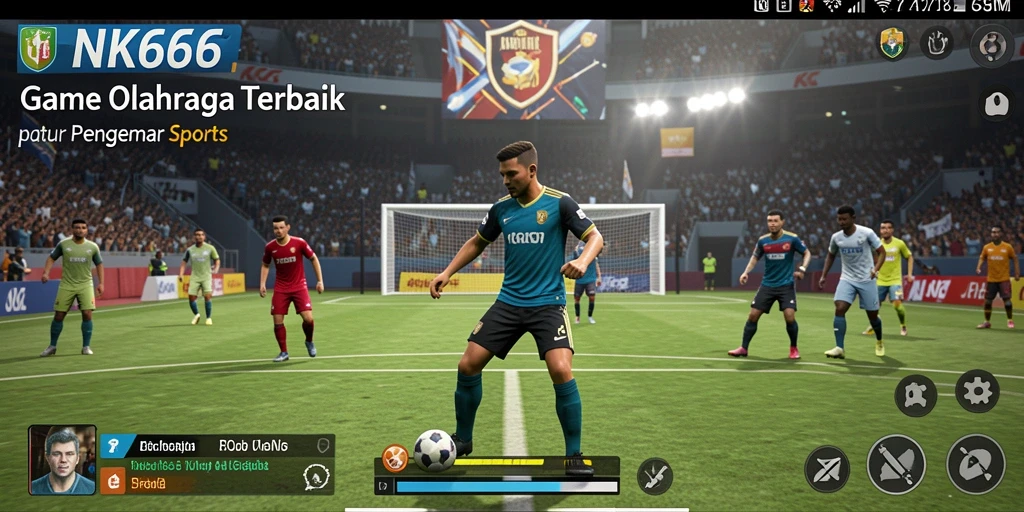 Screenshot NK666 menampilkan gameplay seru dari berbagai olahraga.