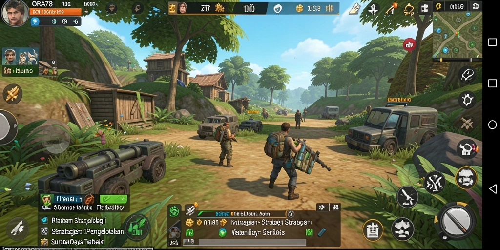 Tampilan menarik dari gameplay ORA78 yang memukau.