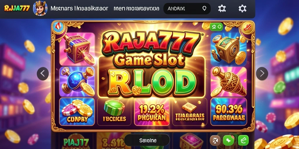 Tampilan menarik dan gameplay yang mengasyikkan di RAJA777.