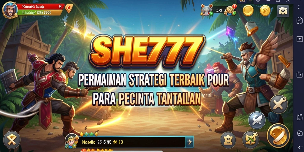 Tampilan gameplay SHE777 yang penuh strategi dan tantangan.