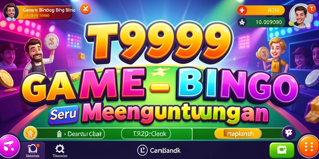 Tangkapan layar gameplay T9999 dengan suasana seru permainan Bingo.
